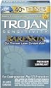 Trojan Sensitivity Bareskin Lubricated, Latex Condoms, 10-count