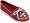 Minnetonka Women's Thunderbird Smooth Moccasin,Red,7 M US