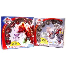 Bakugan Battle of the Legends Combo Bundle Maxus Dragonoid Vs. Maxus Helios