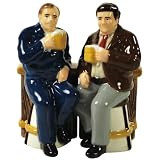 Westland Giftware Cheers Magnetic Cliff and Norm Salt and Pepper Shaker Set, 3-3/4-Inch