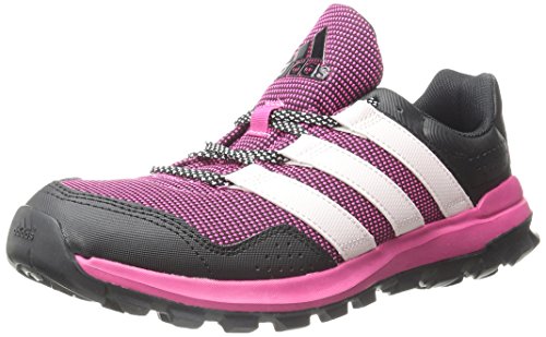 adidas Performance Women's Slingshot Trail Women's Running Shoe,Equipment Pink/Half Pink/Black,9 M US