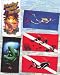 Scuba Diving Beach Towel 60 x 30 Inches - Many Choices!