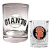 San Francisco Giants MLB Rocks Glass & Square Shot Glass Set - Primary Logo by Great American Products