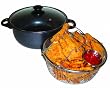 Excelsteel 4 Quart Carbon Steel Non Stick All in One Deep Fryer and Dutch Oven