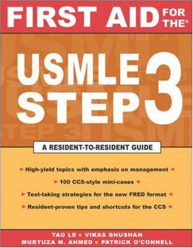 First Aid for the USMLE Step 3 First Aid for USMLE 3