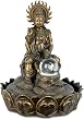 Kuan-Yin Table Top Fountain, Bronze Finish