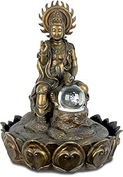 Kuan-Yin Table Top Fountain, Bronze Finish