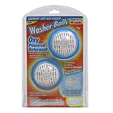 Washer Balls with Oxy Powered Detergent Laundry Balls- Set of 2