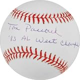 Tom Paciorek Chicago White Sox Autographed Baseball with 83 AL West Champs Inscription