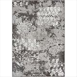 Urban Mystery Woven Silver Contemporary Rug Size: 2' x 3'11