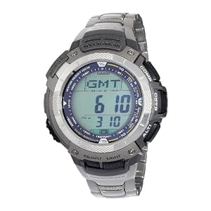 Casio Men's PAG80T-7V Pathfinder Altimeter/Barometer/ Digital Compass Solar Digital Watch
