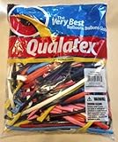 Qualatex 260Q Balloons - Assorted Color Twisty Balloons - 100 Count