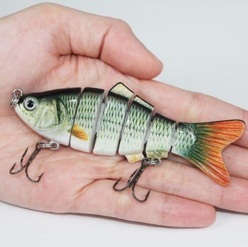 Fishing Wobblers Lifelike Fishing Lure 6 Segment Swimbait Crankbait Hard Bait Slow 10cm 18g Isca Artificial Lures Fishing Tackle
