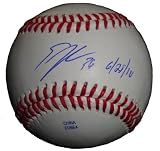 Edwin Jackson Autographed ROLB Baseball with No Hitter Date "6/25/10" Inscription, Washington Nationals, St. Louis Cardinals, Proof Photo of Edwin Jackson Signing for Us.