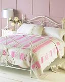 ROSE PRINT COUNTRY COTTAGE STYLE BEDSPREAD THROW SET