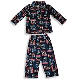 Nascar - Toddler Boys Long Sleeved Flannel Like Pajama Set, Blue