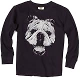 51kEuVnOXEL. SL160  Wes and Willy Boys 2 7 Bulldog Thermal Tee, Navy, 4T