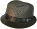 Christys' Crown Series Bruce Le Roy Low Profile Fedora Paper Rex with Asian Style Brocade Hat Band Limited Edition Rock Trilby