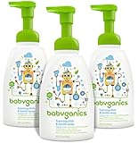 Babyganics Foaming Dish and Bottle Soap, Fragrance Free, 16oz Pump Bottle (Pack of 3)