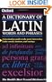 A Dictionary of Latin Words and Phrases