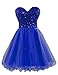 Favebridal Women's Short Petite Sequined Homecoming Prom Gown Dresses SD032