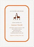Classic Giraffe Baby Shower Invitation