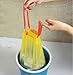 Feeclean DrawString Trash Bag, 5 Gallons, 108 Bags with 3 Colors, 0.45 mil, 18 X 20-Inch (Color may vary)