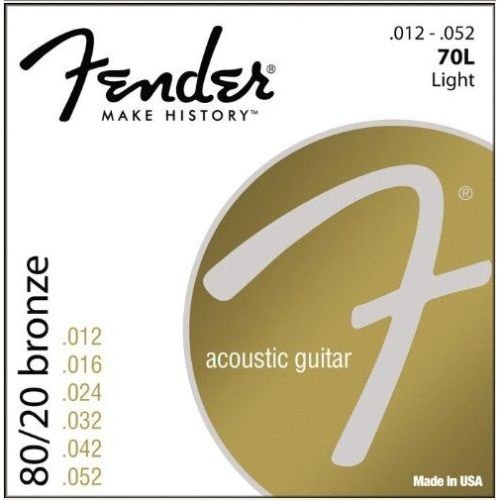 Fender 70L 80/20 Bronze Guitar Strings