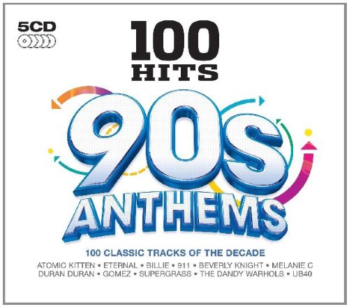 Various Artists 100 Hits - 90S Anthems cd cover