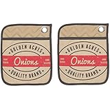 Now Designs Pocket Potholder (Set of 2), Golden Acres
