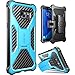 Galaxy Note 7 Case, i-Blason Transformer [Kickstand] Samsung Galaxy Note 7 2016 Release [Heavy Duty] [Dual Layer] Combo Holster Cover case with [Locking Belt Swivel Clip] (Blue)