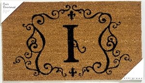 Monogram Coir Doormat Insert - I