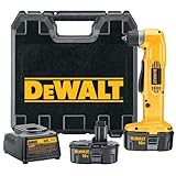 Factory-Reconditioned DEWALT DW960K-2R Heavy Duty 3/8 inch 18-Volt Cordless Right Angle Drill Kit