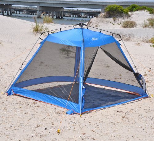 Ultimate Super Large Pop Up Beach Shelter - UPF100 w/ Removeable Floor