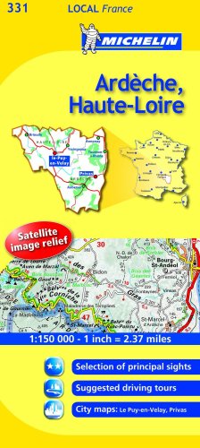 Ardeche, Haute-Loire (Michelin Local Maps)
