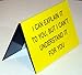 About Face Designs Understand Can Explain it to You, But I Can’t Novelty 4½-inch Office Desk Sign, 4.5