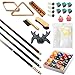 Pool Table - Premium Billiard 32 Pieces Accessory Kit - Pool Cue Sticks Bridge Ball Sets (Kit-12)