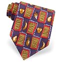 Fruits of the Spirit Tie by EW Religious - Navy blue Silk