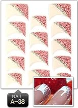 3D French Nail Film/Sticker - A38 (orders over $10, free shipping!!)