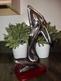Sale - Mothers Day Gift - Yoga Girl Statue Sculpture - Inner Peace