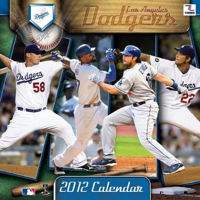 Los Angeles Dodgers 2012 Wall Calendar 12