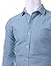 Clovery Mens Casual Oxford Slim Fit Long Sleeve Shirts