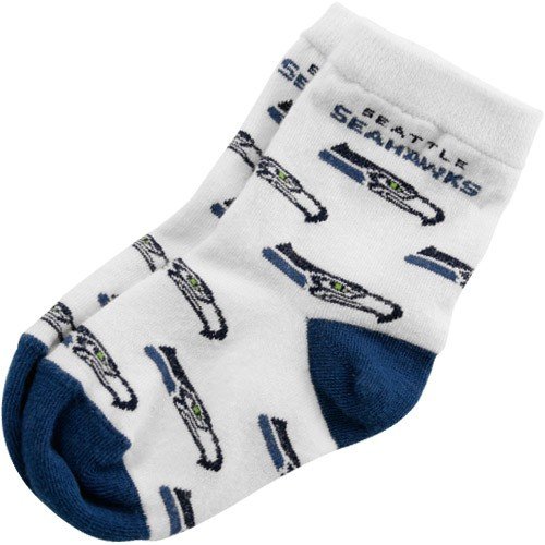 Seattle Seahawks Infant Blue NFL Socks