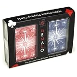 Gemaco Star Poker Index Cards, Red/Blue, Jumbo