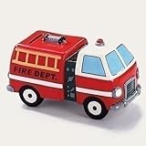 4" Firetruck Piggy Bank for Boys or Girls