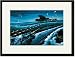 Black Framed/Matted Print 17x23, Score One for the Subs