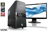 VCM Genoo Desktop-PC (AMD Phenom II X4 945 3GHz, 4GB RAM, 1TB HDD, ATI HD5770, DVD, Vista Ultimate) mit 55,9 cm (22 Zoll) Monitor