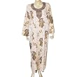 Viscose Kaftan Long Sleeve Party & Evening Dress Size L (kftn844)