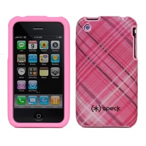 Speck Products Fitted2 Case for iPhone 3G, 3GS (VaryPlaid Pink)