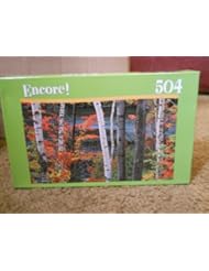 Toy: Encore 504 Piece Puzzle ~ Chapel Pond Dix Mountain Wilderness - Mega Brands